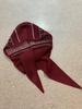 Vintage Fair Island Jacquard Knitted Hooded Scarf Women's Autumn and Winter Ribbon Baotou Ear Cap Integrated Thermal Cap