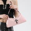 Personalized Spice Girl Trendy Cool Underarm Bag Female Niche Versatile Style Versatile Lightweight Soft Leather Messenger Bag