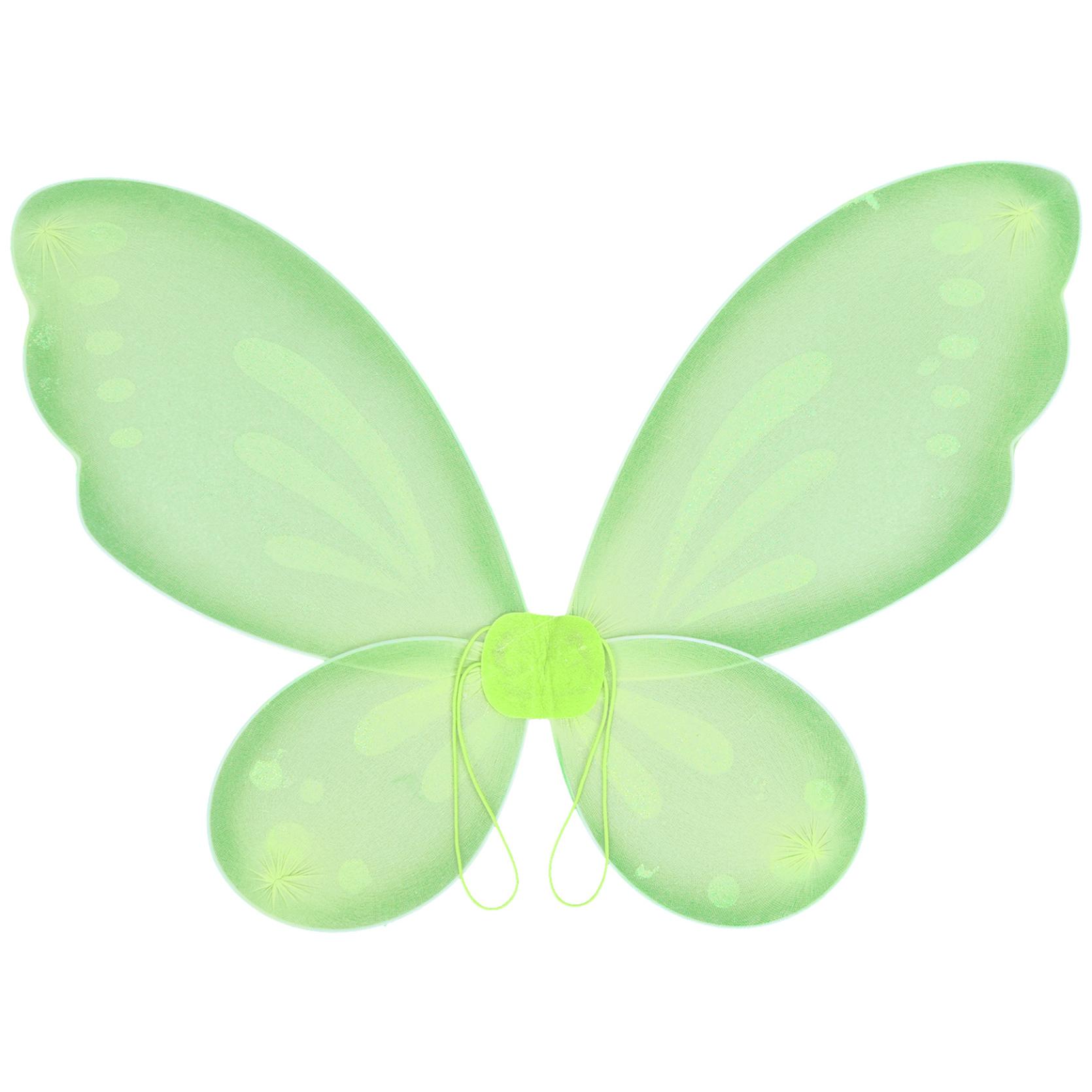 

Сверкающие прозрачные крылья феи ангела для девочек, карнавальный костюм для детей, фотографий, маскарада, Хэллоуина, Рождественской вечеринки зелёный