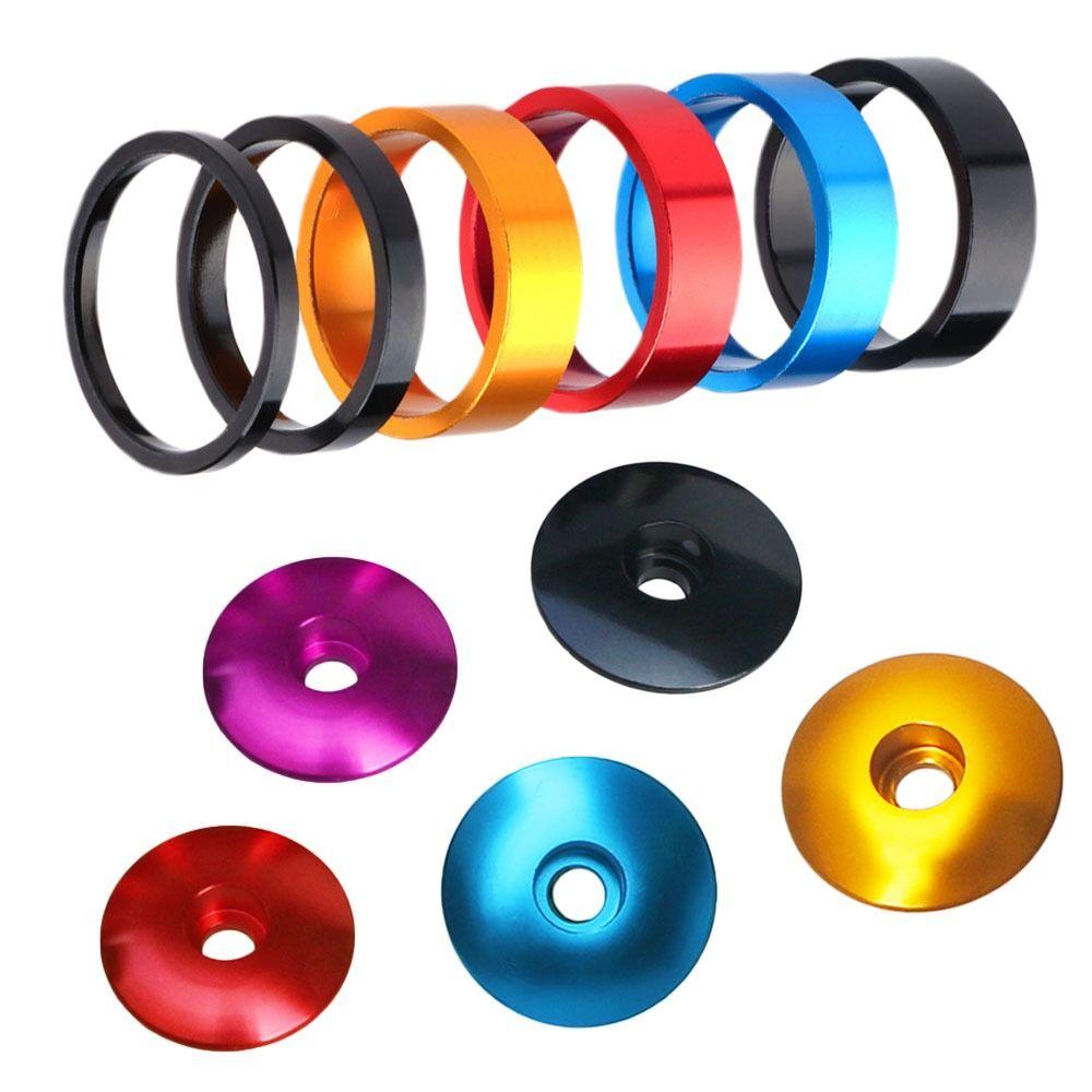 

Bicycle Headset Cover Bike Fork Ring Spacer Bicycle Stem Top Cap Bike Headset Spacers Kit