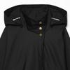 Womens Casual Fashion Stand Collar Hooded Jacket Solid Color Streetwear Outerwear