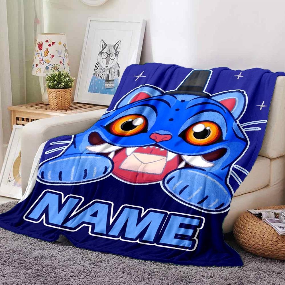 Customizable KPop Demon Hunters40 Throw Blanket – Personalized Name, All-Season Cozy Snug Blanket, Machine Washable, Personalized Blanket