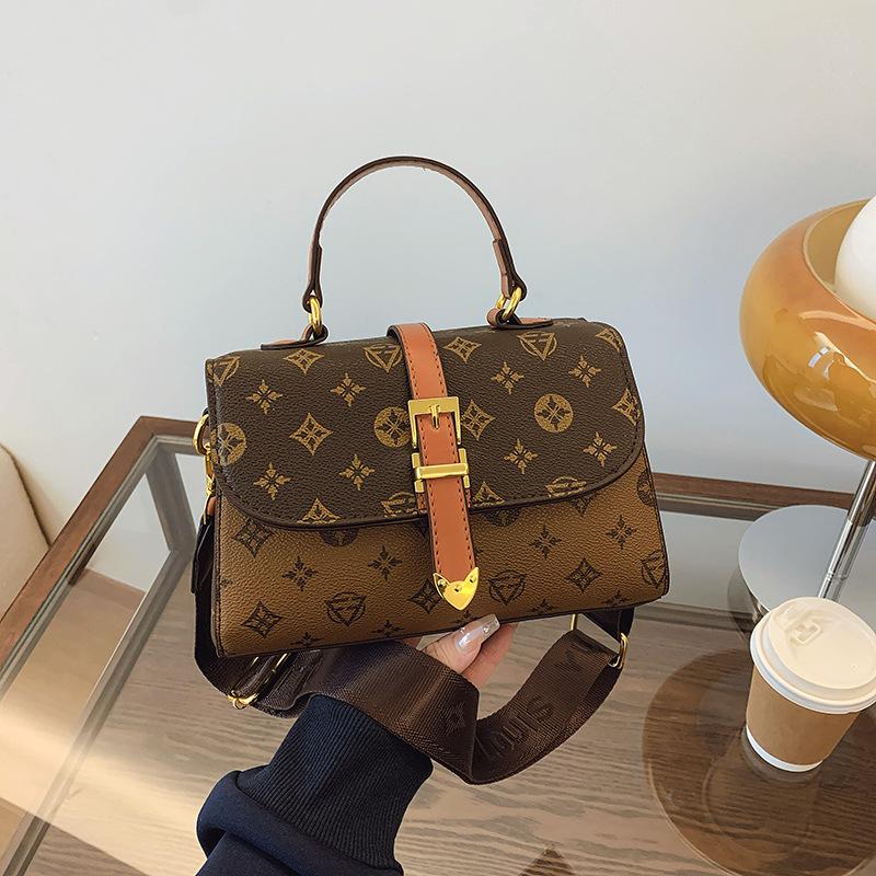 

Новая ретро модная сумка через плечо женская ручная маленькая квадратная сумка высокого класса универсальная сумка через плечо