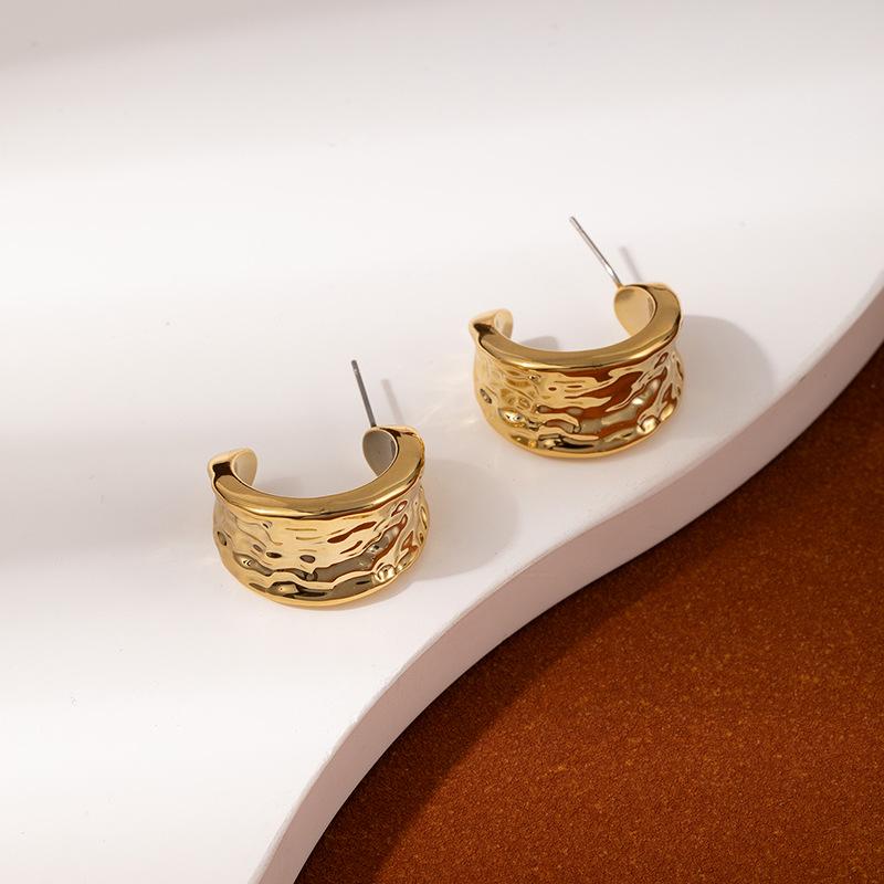 Exaggerated Floral Petal Earrings: Multi-layered Niche Design with a European & American Style