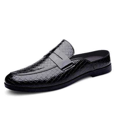 Mules Halbschuhe für Herren Leder Rückenfrei Freizeitschuhe 2025 Luxus Designer Loafer Slipper Mode Offene Pantoletten Sandalen