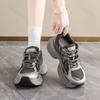 Women's Vulcanized Shoes  Autumn New Breathable Comfortable Platform Sneakers Outdoor Non Slip Height Increase Casual Shoes