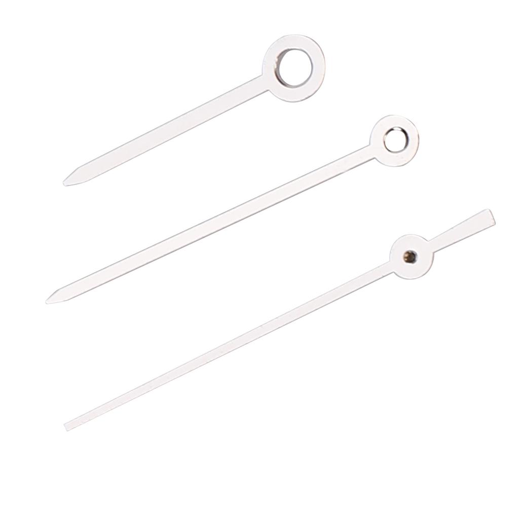 Slitinové hodinky hodinová minutová vteřinová ručička náhradní díly pro opravu hodinek pro strojek 1005 stříbrná