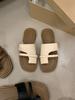 Roman Cool Slippers Wear Flat Women's Shoes, Spring and Summer 2025 New Square Head Cover Toe and Pedal Beach Sandals