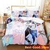 Show By Rock! Bedding Set Cartoon Anime Three-Piece Set Adult Kid Bedroom Duvetcover Sets 3D Kawaii Cute Girls