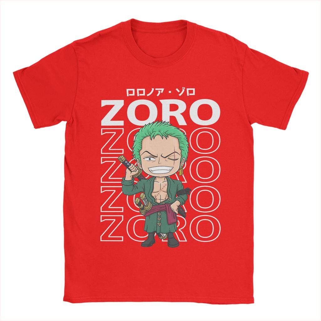 Pirate Hunter Zoro T Shirt Mens Cotton Novelty TShirts Round Collar Ones Pieces Tees Short Sleeve Tops Printed
