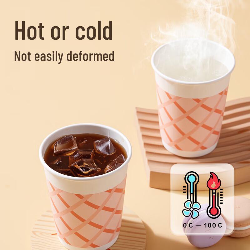 Deli Double Layer Disposable Paper Cups