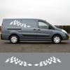 2 Stück Autotür Seitenaufkleber Für Fiat Scudo Tuning Zubehör Wohnmobil Sport Buchstaben Grafiken Rennstil Vinyl Dekor Aufkleber