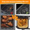Air Fryer Grillpapier Antihaft Küchenbackmatte Rechteckige Backform Küchenofen Antihaft Öl Air Fryer Papier Einlage