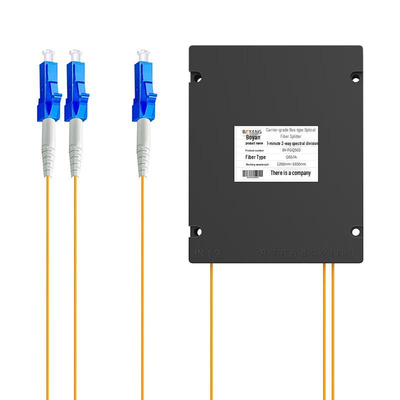 Boyang Telecom Grade 1x2 LC/UPC Pigtail Fiber Optic Splitter
