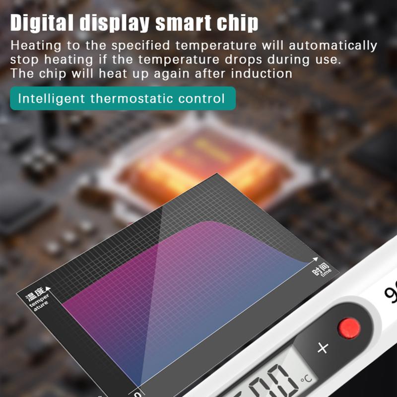 80W Digital Electric Soldering Iron Set Kit 220V 110V Temperature Adjustable LCD Display Solder Welding Iron Tool Tips
