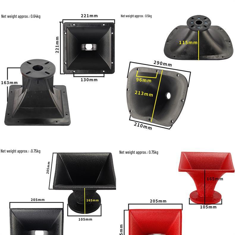 12, 15, 18-inch Tweeter Dynamic Horn Tube for KTV Stage Sound System