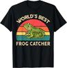 Fonny World Best Frog Catcher Toddler Boy Funny Graphic Tees Gift Unisex T-Shirt