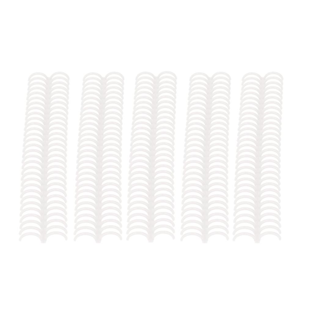 10 Pcs Loose Leaf Binding Spine 30 Holes 22mm Inner Diameter Wear Resistant Plastic Binding Rings