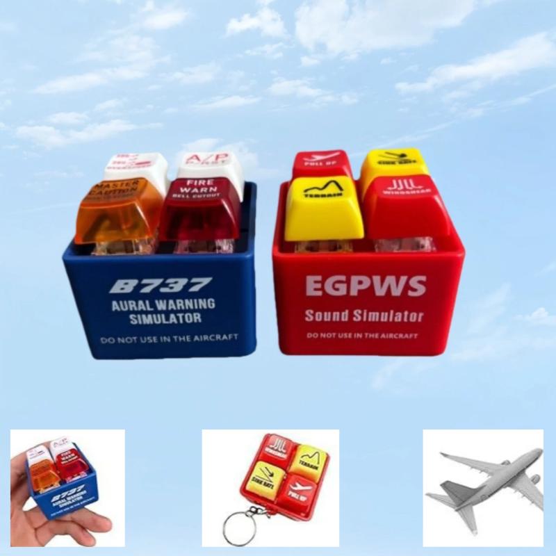 Boeing 737 Airbus Egpws Dźwięk Ostrzegawczy Symulator Ostrzega Trasę Samolotów Boeing Pilot Załoga Brelok