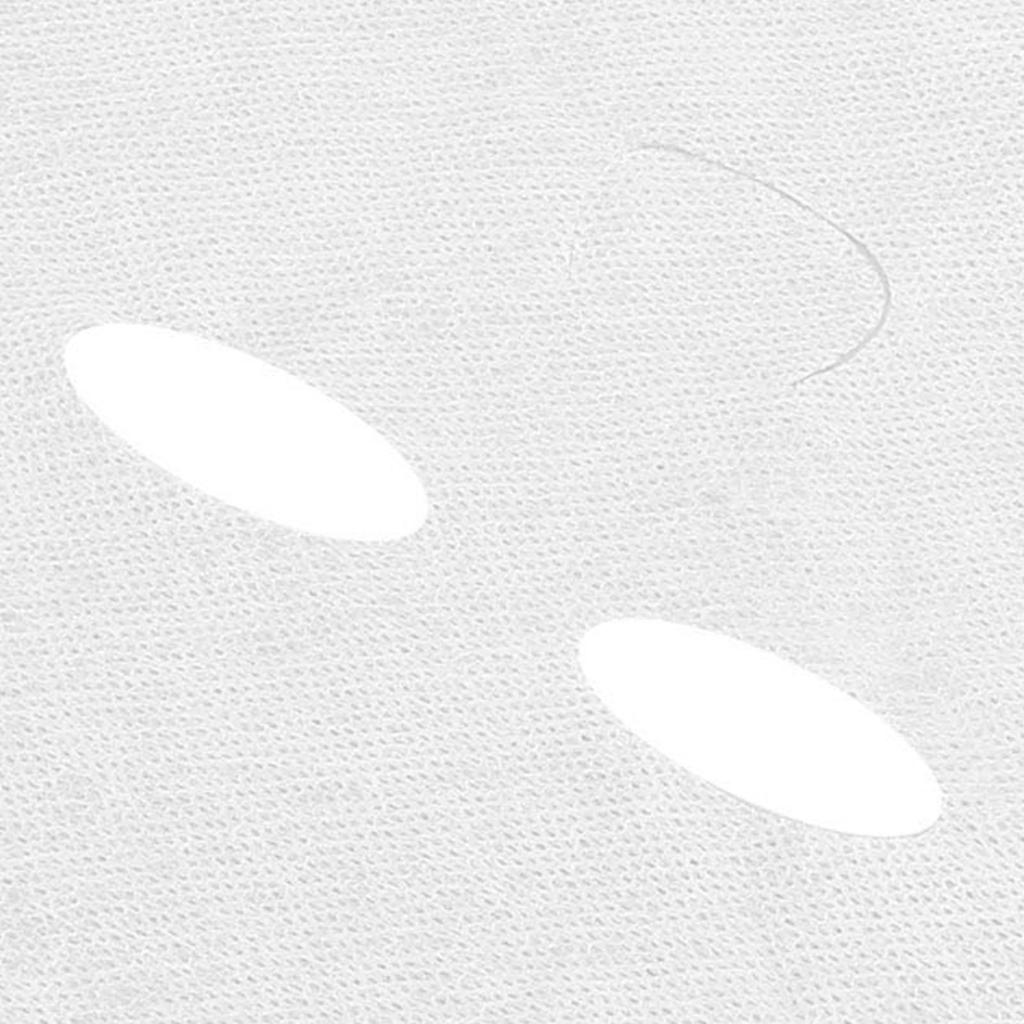 100 Pcs Kids Pre Cut Face Paper Sheets Disposable Wet Compress Cotton Ghost Face Facial Paper Sheet for Baby 15.5 X 14cm