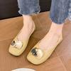 2024 Shoes for Women Slip-on Shallow Mouth Soft Square Toe Casual Women's Sports Shoes Flat Shoes Versatile New Slip-on Summer