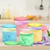 4pcs Colorful Cup Sleeves Insulated Cup Cover Ice Cream Jar Neoprene Sleeve Temperature Resistants Cup Cover Sleeves