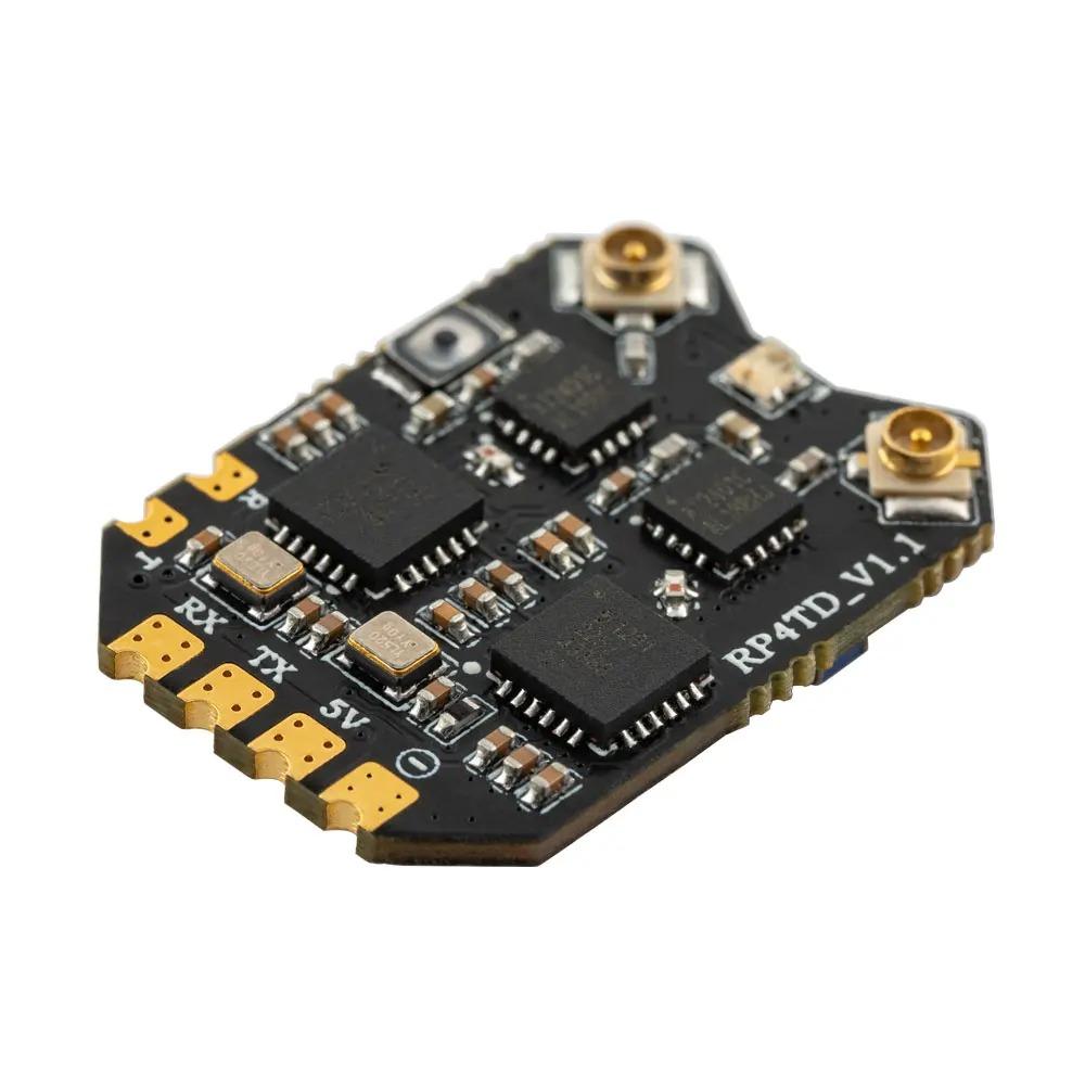 RadioMaster RP4TD ExpressLRS 2.4GHz Diversity Receiver with Dual Antenna for FPV Drone Fixed Wing, RC Model DIY Parts