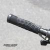 GORIX Silikon Fahrrad Lenkergriffe Anpassbar Fahrrad Lenkergriffe für Cross Mini Elektro und andere Fahrräder Griffe, Schwarz, Antihaftbeschichtet,