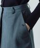 Ihr Front Tuck Midi Skirt / Charcoal