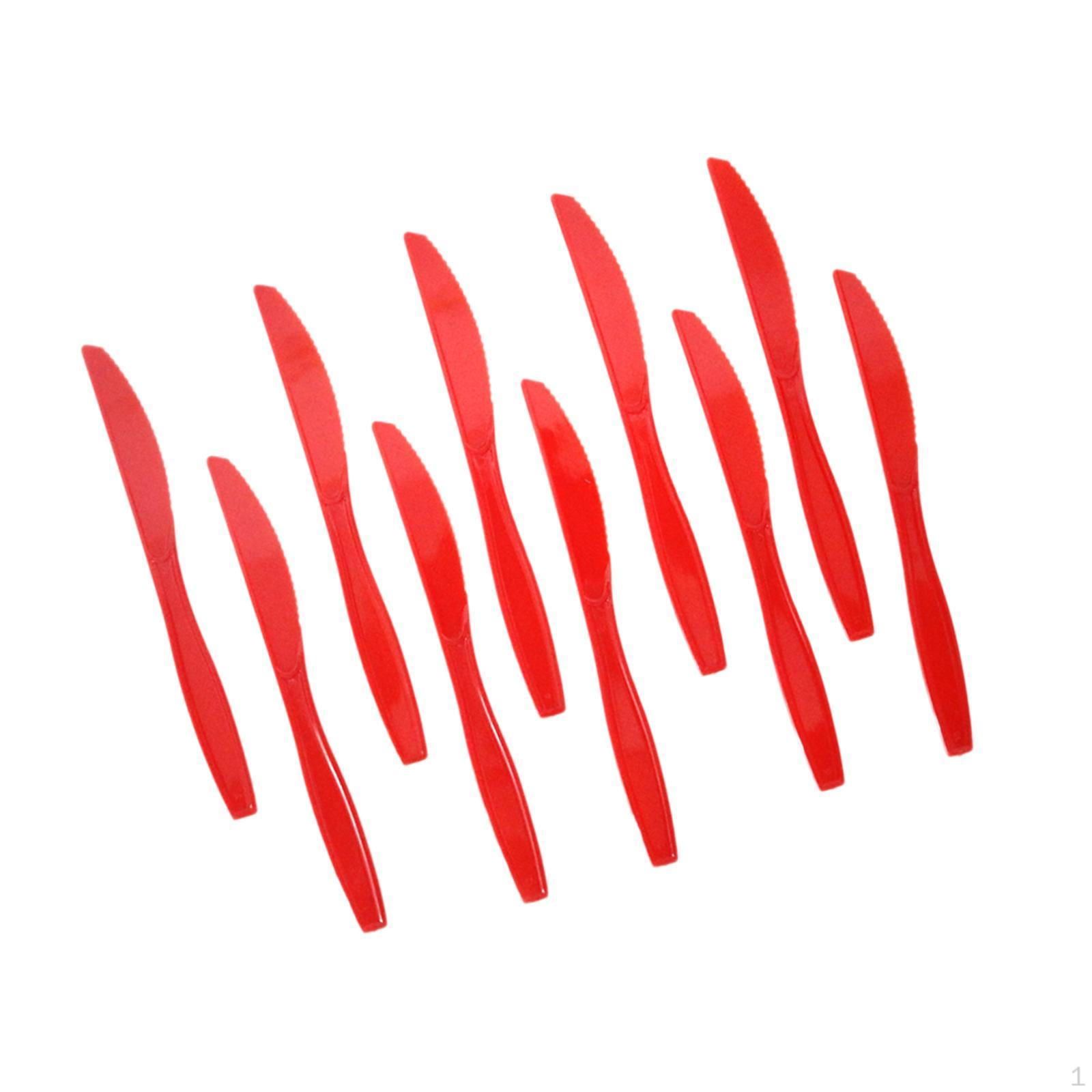 

10 предметов одноразовой посуды, столовые приборы на Хэллоуин, украшения для праздничного стола, набор для вечеринки Knives