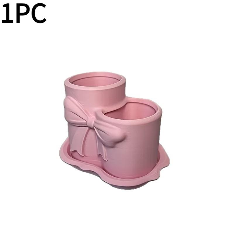 1PC popular ins light luxury butterfly desktop storage bucket makeup brush brush storage box desktop decorative ornament