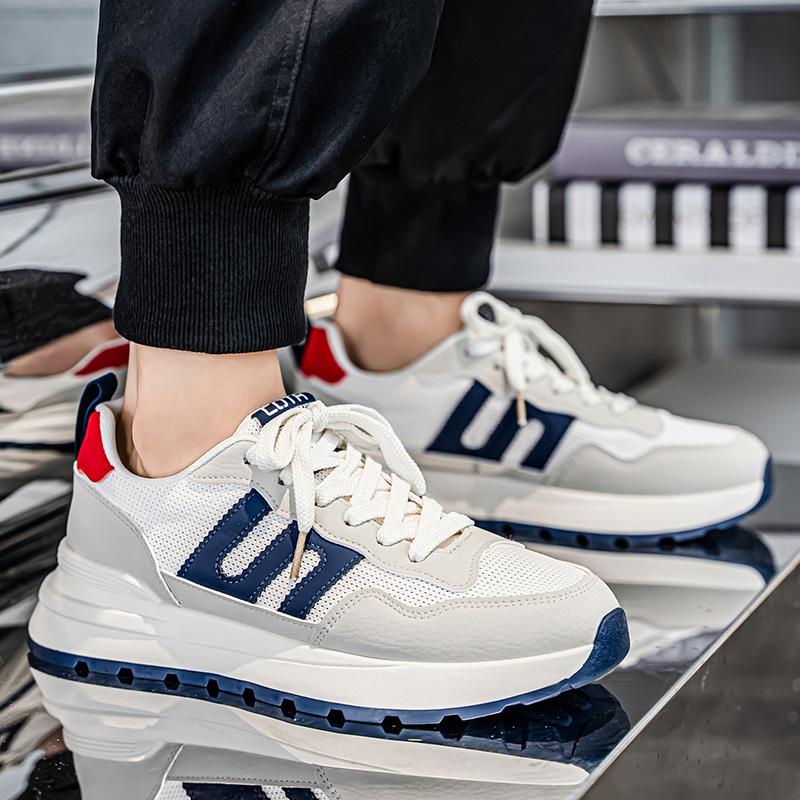 Pantofi Bărbați Modă Nouă Patru Sezoane Confortabili Talpă Groasă Studenți Băieți La Mod Talpă Moale Respirabili Casual Adidași de Alergare