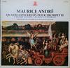 LP Record MAURICE ANDRE ORCHESTRE DE CHAMBRE  Interprete Quatre Concertos Pour Tr OS2904RE ERATO 1973 Japan Classical Used