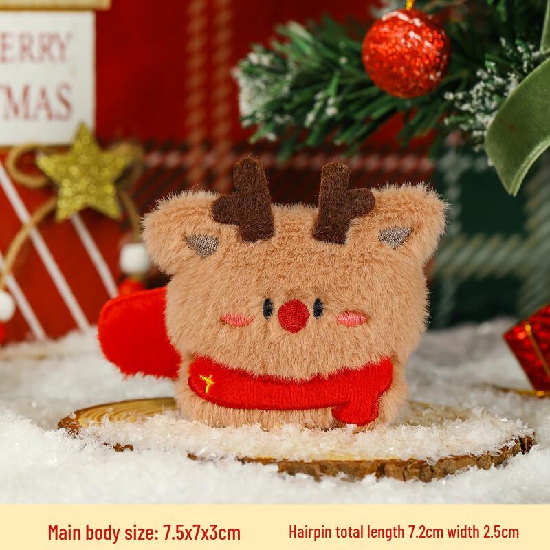 Cartoon Christmas Santa Hair Clips