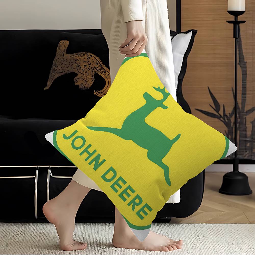 JJohnLogoDeeres Cushion Cover Pillowcase Upholstery Sofa Throw Pillow Home Decor Pillowcas