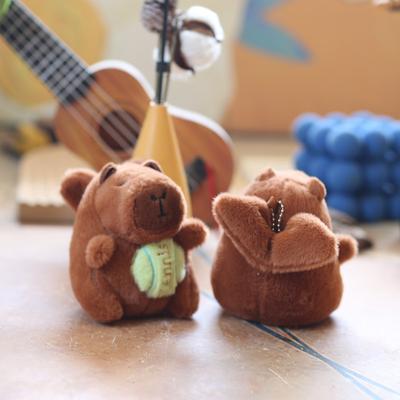 Cute Winged Kapibala Pendant Plush Toy Doll Capybar Bag Hanging Keychain Doll