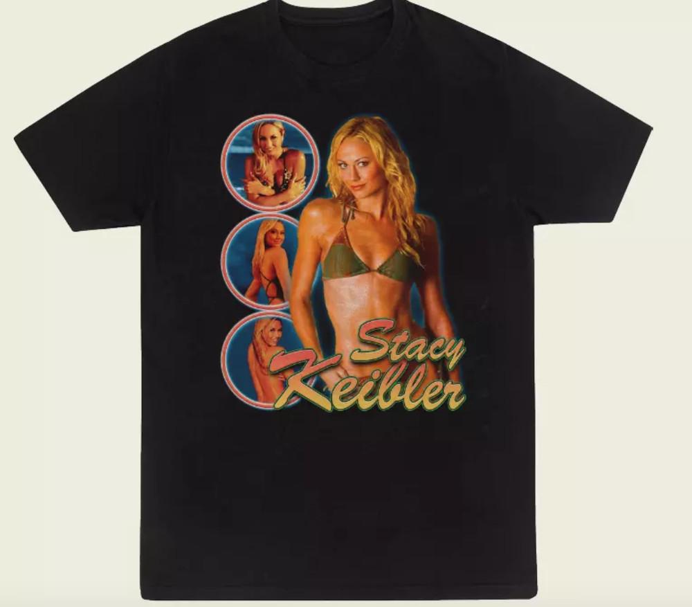 Хлопковая футболка Stacy Keibler для мужчин Все размеры от S до 5XL Унисекс футболка XL