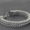 Stainless Steel Punk Rock Hip Hop Chain Bracelet 12mm Geometric Design Unisex Fashion Jewelry Men Women