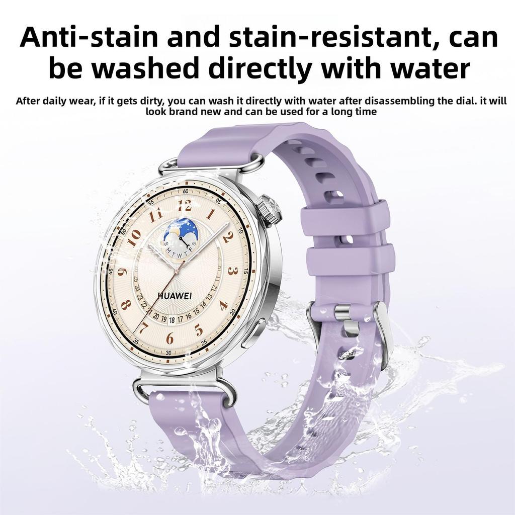 18mm Silicone Strap For Huawei Watch GT 6 41mm For Huawei Watch GT 4 GT5 41mm/GT5 Pro 42MM Replaceable Wristband Universal
