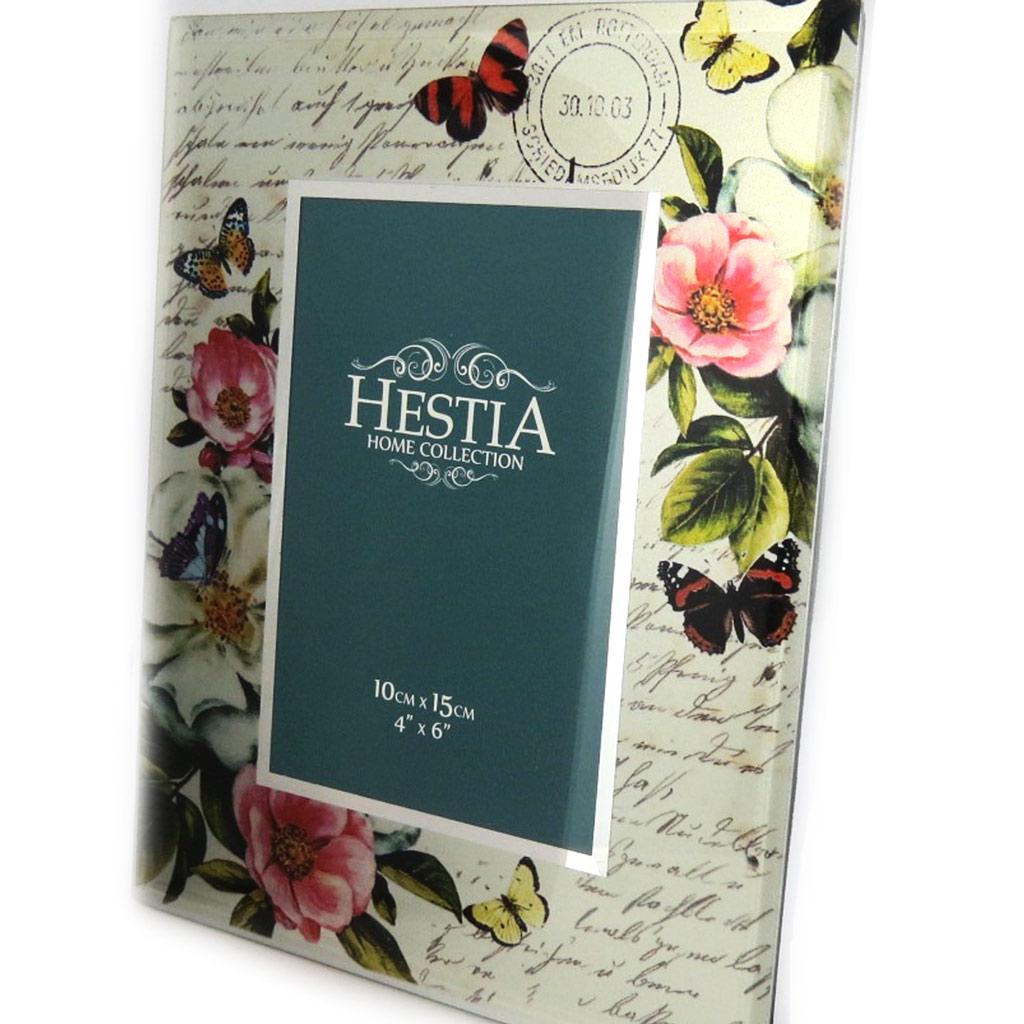 Les Trésors De Lily [L6833] - Fotorahmen 'Seidenschmetterling' tutti frutti (10x15 cm)