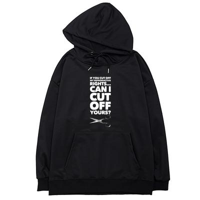 cut off hoodie sweatshirt