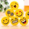 Smiley-Cartoon-Radiergummi-Set für Kinder – Runde Radiergummis für den Kindergarten oder als Geschenk