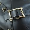 Great Valentino Garavani Short Boots With Rock Studs Black Leather Women 35.5 Used