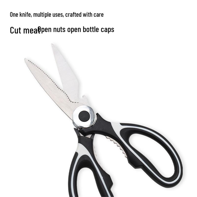 Stainless Steel Multifunctional Kitchen Scissors for Meat, Fish, and Poultry