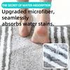 Explosive Striped Two-Piece Set, Bathroom Absorbent Floor Mat, Bathroom Door Non-Slip Foot Pad, Toilet Rug