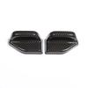 ABS Carbon Fiber Texture/Chrome Car Seat Safety Belt Cover Trim For Mercedes Benz B CLA GLA Class W117 C117 W246