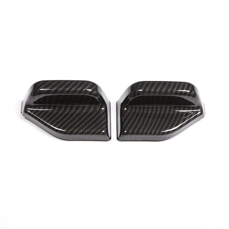 ABS Carbon Fiber Texture/Chrome Car Seat Safety Belt Cover Trim For Mercedes Benz B CLA GLA Class W117 C117 W246