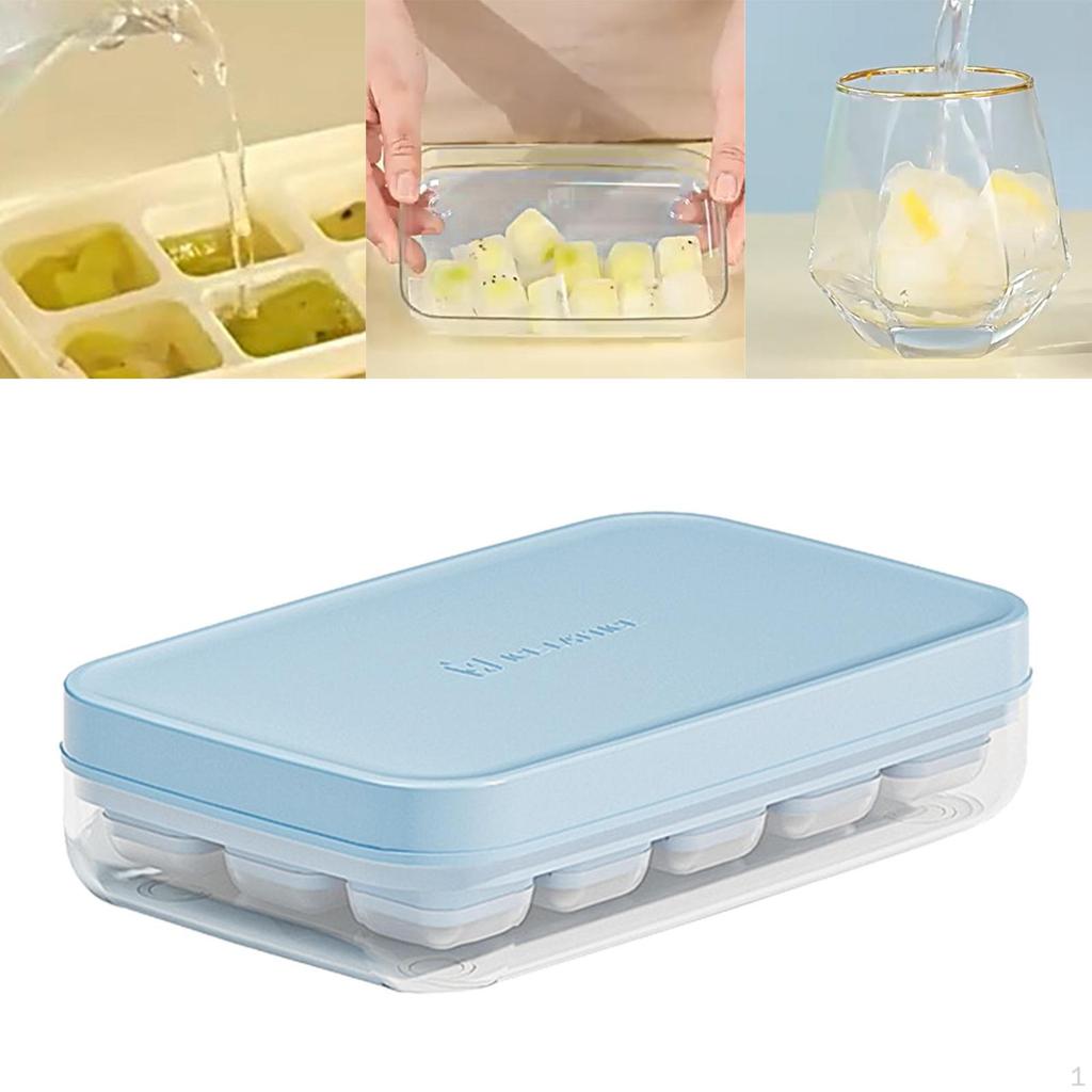 Tray, Ice Making, Multipurpose Easy Release Portable for Candy, Juice, Drinks, Chilling Tea Beverage