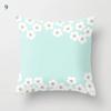 Mint Green Cushion Cover Geometric Printing Pattern Pillowcase 45*45Cm Living Room Bed Square Cushion Cover Decorative
