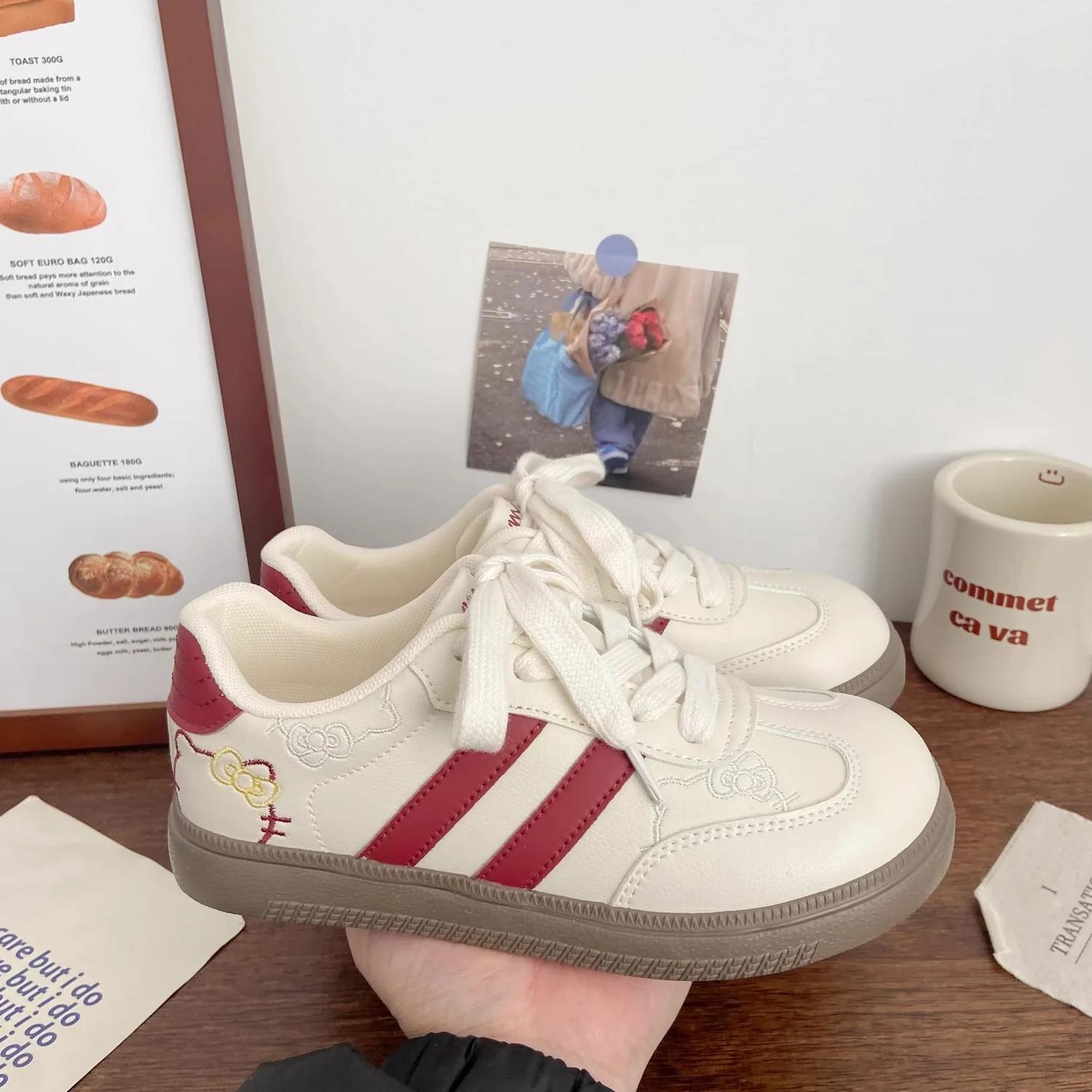 

Модная повседневная женская обувь Ранняя весна Новый стиль Универсальный дизайн Белые кроссовки Верх из микрофибры Резиновая подошва Женская обувь для взрослых 36